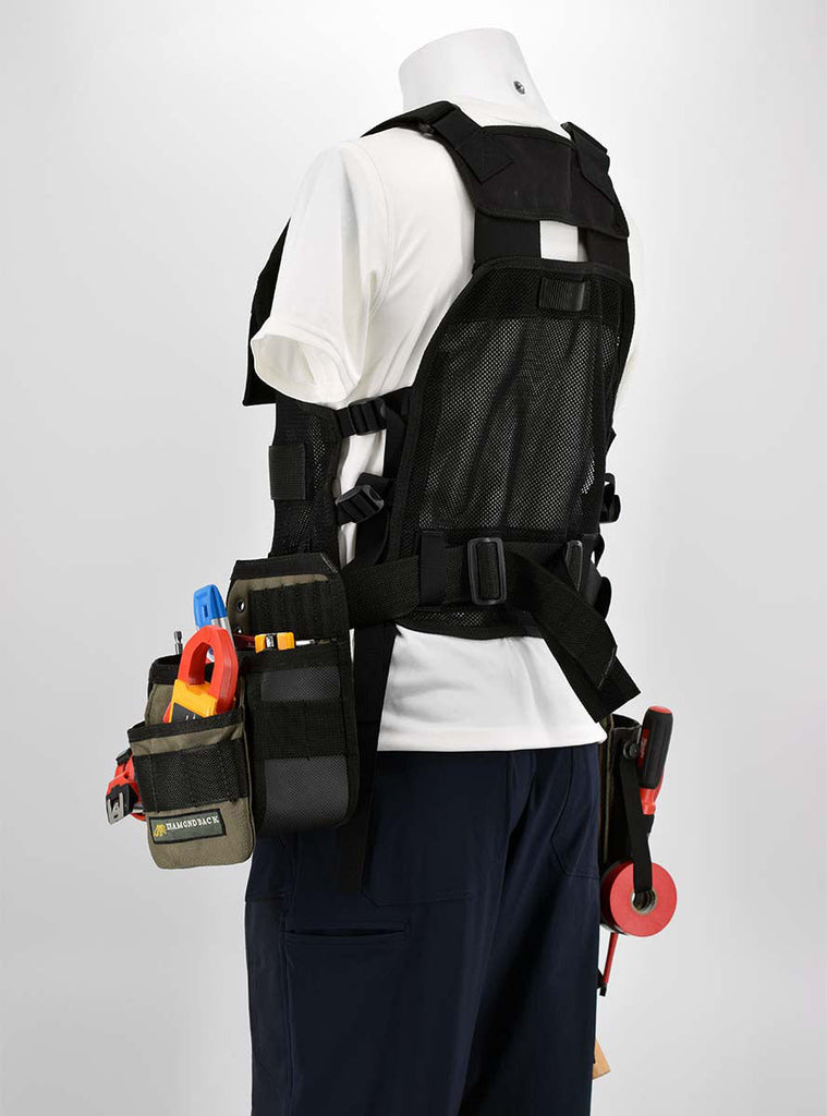 Diamondback Volt Tool Vest System Green Loaded Side